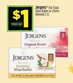 Dollar General Jergens Bar Soap offer