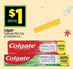 Dollar General Colgate Toothpaste offer