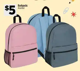 Dollar General Backpacks offer