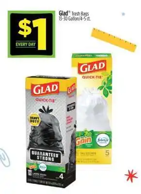 Dollar General Glad Trash Bags offer