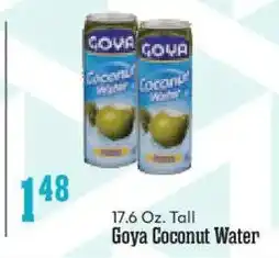 Market Basket Goya coconut water offer