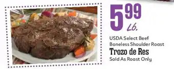 Usda Select Beef Boneless Shoulder Roast