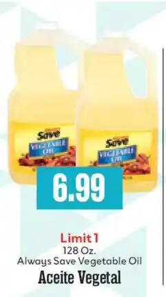 Market Basket Always Save Vegetable Oil offer