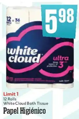 Market Basket White Cloud Bath Tissue offer