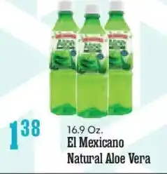 Market Basket El Mexicano Natural Aloe Vera offer