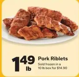 Save a Lot Pork Riblets offer