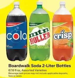 Save a Lot Boardwalk Soda Bottles offer