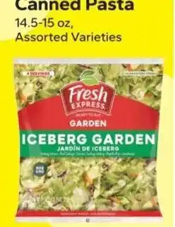 Save a Lot Fresh Express Garden Iceberg Garden offer