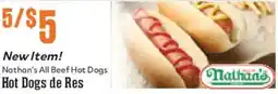Market Basket Nathan's All Beef Hot Dogs offer