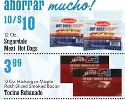 Market Basket Sugardale Meat Hot Dogs offer