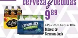 Market Basket Mike's or Cayman Jack offer