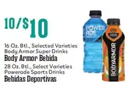 Market Basket Body Armor Super Drinks offer
