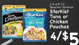 Market Basket Starkist tuna or chicken pouches offer