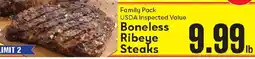 Market Basket Boneless Ribeye Steaks offer