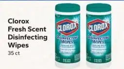 Save a Lot Clorox fresh scent disinfecting wipes offer