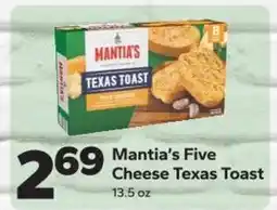 Save a Lot Mantia's five cheese texas toast offer