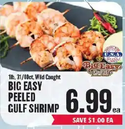 Market Basket Big Easy peeled gulf shrimp offer
