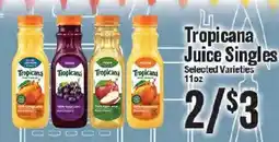 Market Basket Tropicana Juice Singles offer