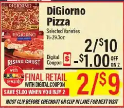 Market Basket DiGiorno Pizza offer