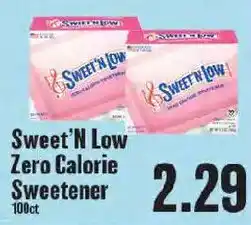 Market Basket Sweet'n Low Zero Calorie Sweetener offer