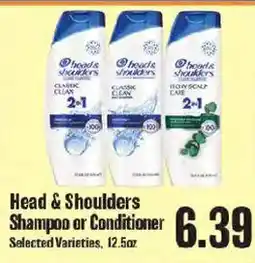 Market Basket Head & Shoulders Shampoo or Conditioner offer