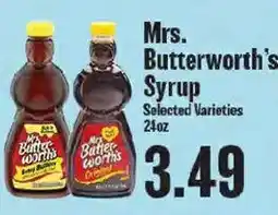 Market Basket Mrs. Butterworth's Syrup offer