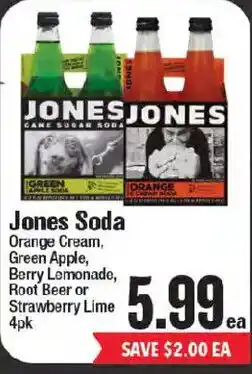 Market Basket Jones Soda offer