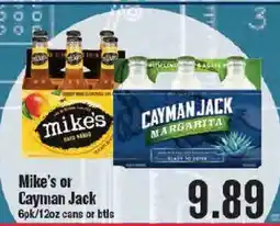 Market Basket Mike's or Cayman Jack offer