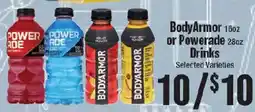 Market Basket BodyArmor or Powerade Drinks offer