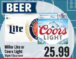 Market Basket Miller Lite or Coors Light offer