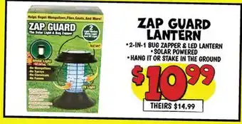 Ollie's ZAP GUARD LANTERN offer