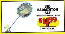 Ollie's LED BADMINTON SET offer