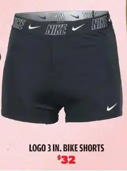 Big 5 Nike logo 3 in. bike shorts offer