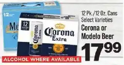 IGA Corona or Modelo Beer offer