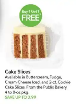 Publix Cake Slices offer