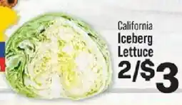 IGA California iceberg lettuce offer