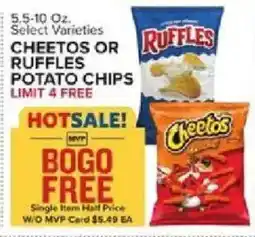 Food Lion Cheetos or Ruffles potato chips offer
