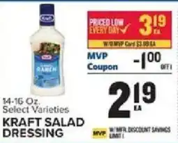 Food Lion Kraft salad dressing offer
