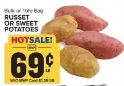 Food Lion Russet or Sweet Potatoes offer