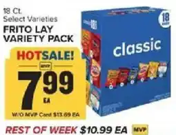 Food Lion Frito Lay variety pack offer