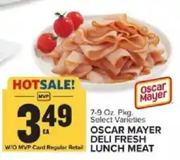 Food Lion Oscar Mayer deli fresh lunch meat offer