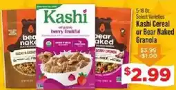 IGA Kashi cereal or Bear Naked granola offer