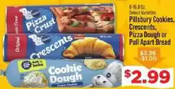 IGA Pillsbury Cookies, Crescents, Pizza Dough or Pull Apart Bread offer