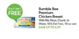 Publix Bumble Bee Premium Chicken Breast offer
