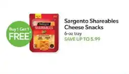Publix Sargento Shareables Cheese Snacks offer