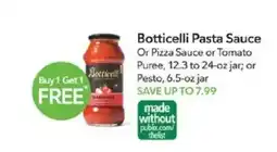 Publix Botticelli pasta sauce offer
