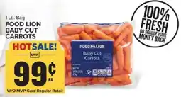 Food Lion Food Lion baby cut carrots offer