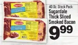 IGA Sugardale thick sliced smoked bacon offer