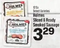 IGA Holmes Sliced & Ready Smoked Sausage offer
