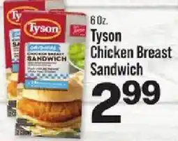 IGA Tyson Chicken Breast Sandwich offer